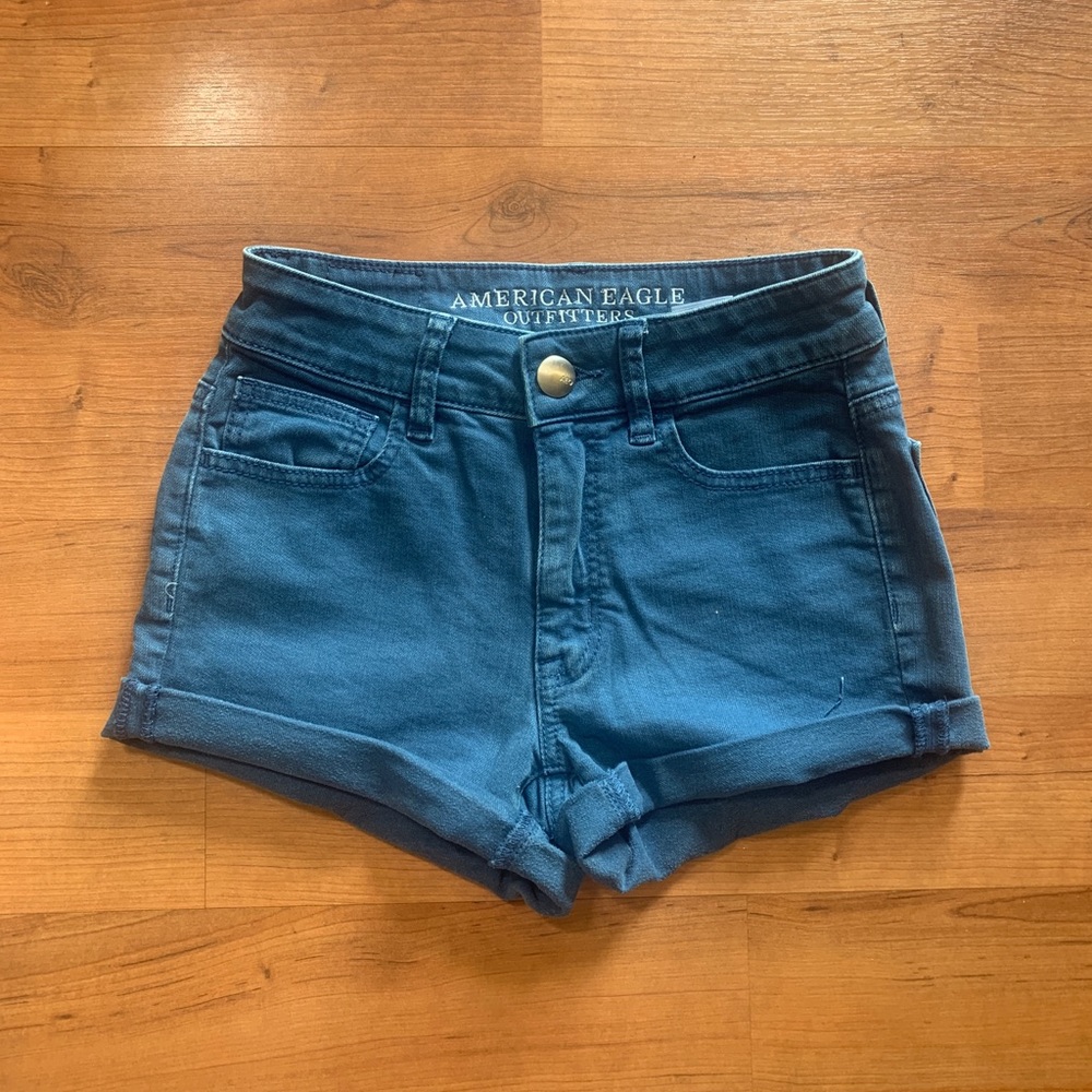 American Eagle High Rise Shortie Shorts!